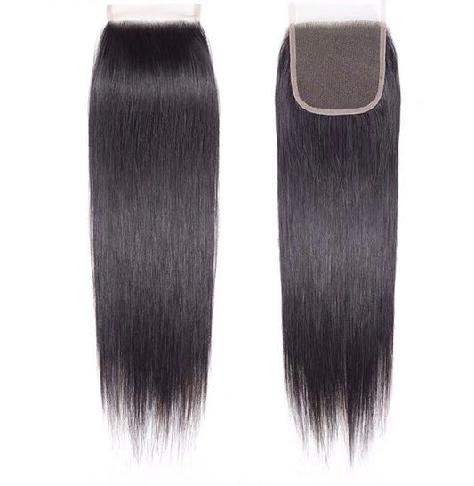 4x4 Swiss lace closure Raw Cambodian Hair Preplucked